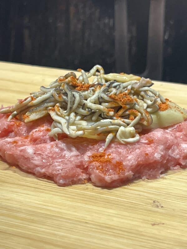 Hamburguesa con gulas