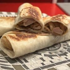 Fajita de pollo para calentar