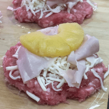 Burguer tropical con piña