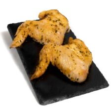 Alitas adobadas al ajillo