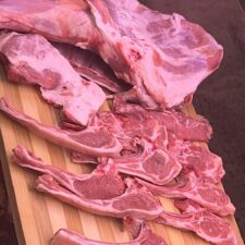 chulletas de ternasco por cuartos delanteros