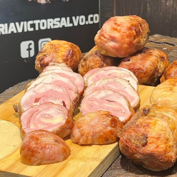 muslo pollo relleno york y queso