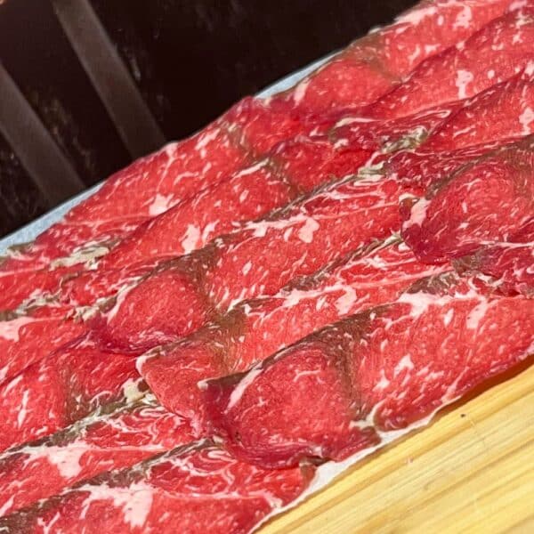 carpaccio de ternera