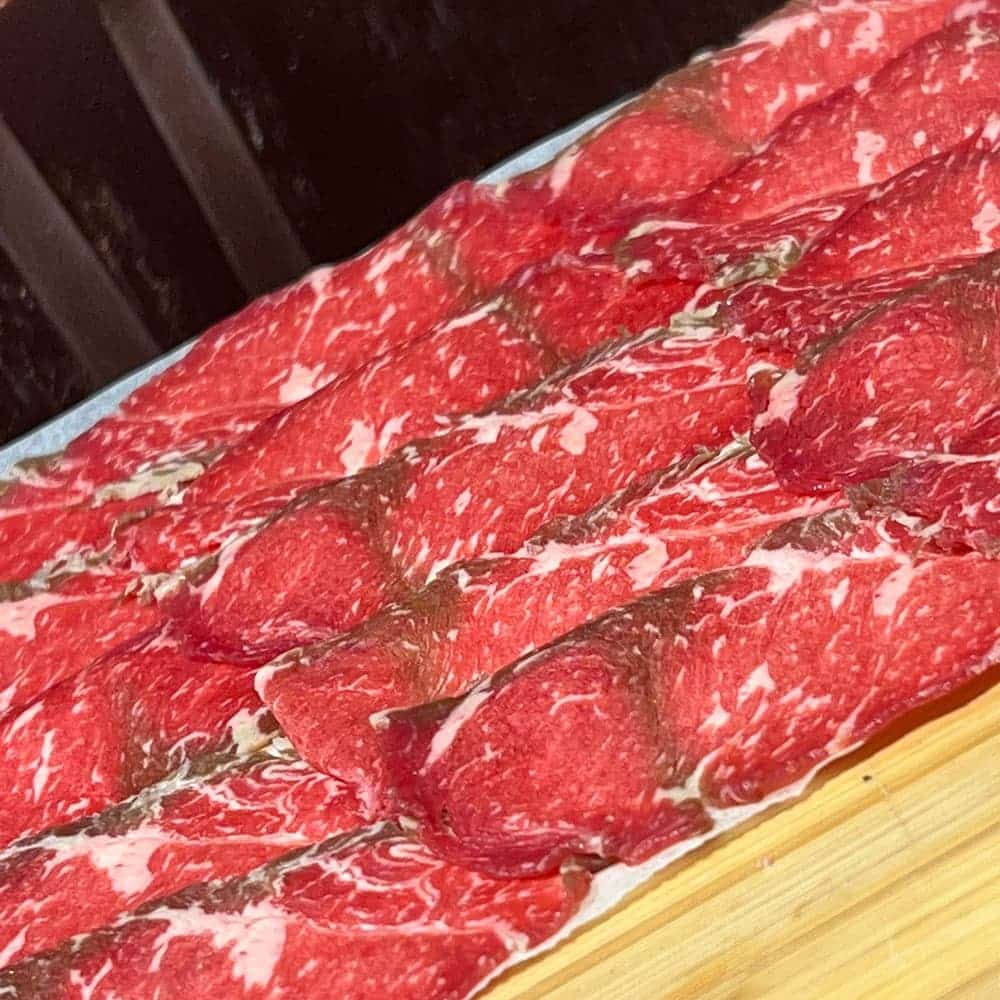 carpaccio de ternera