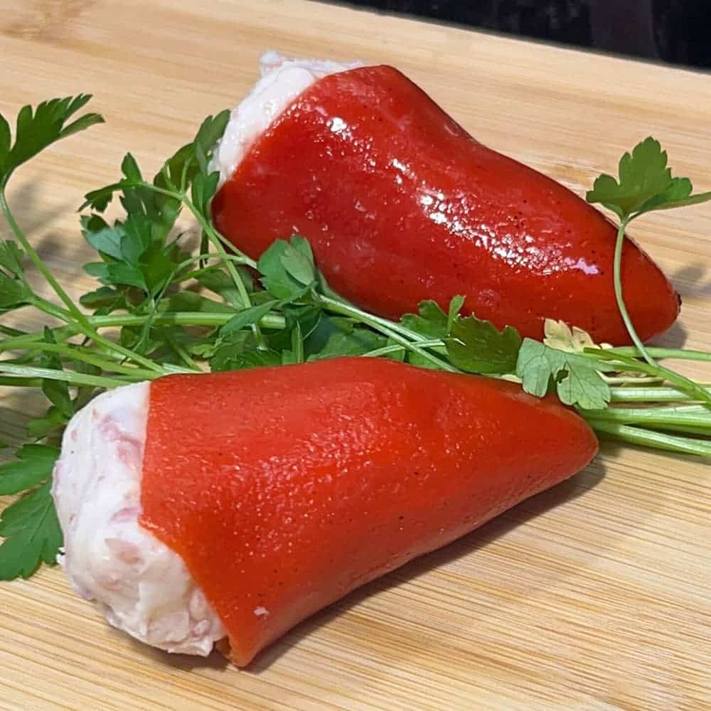 pimientos rellenos de pollo