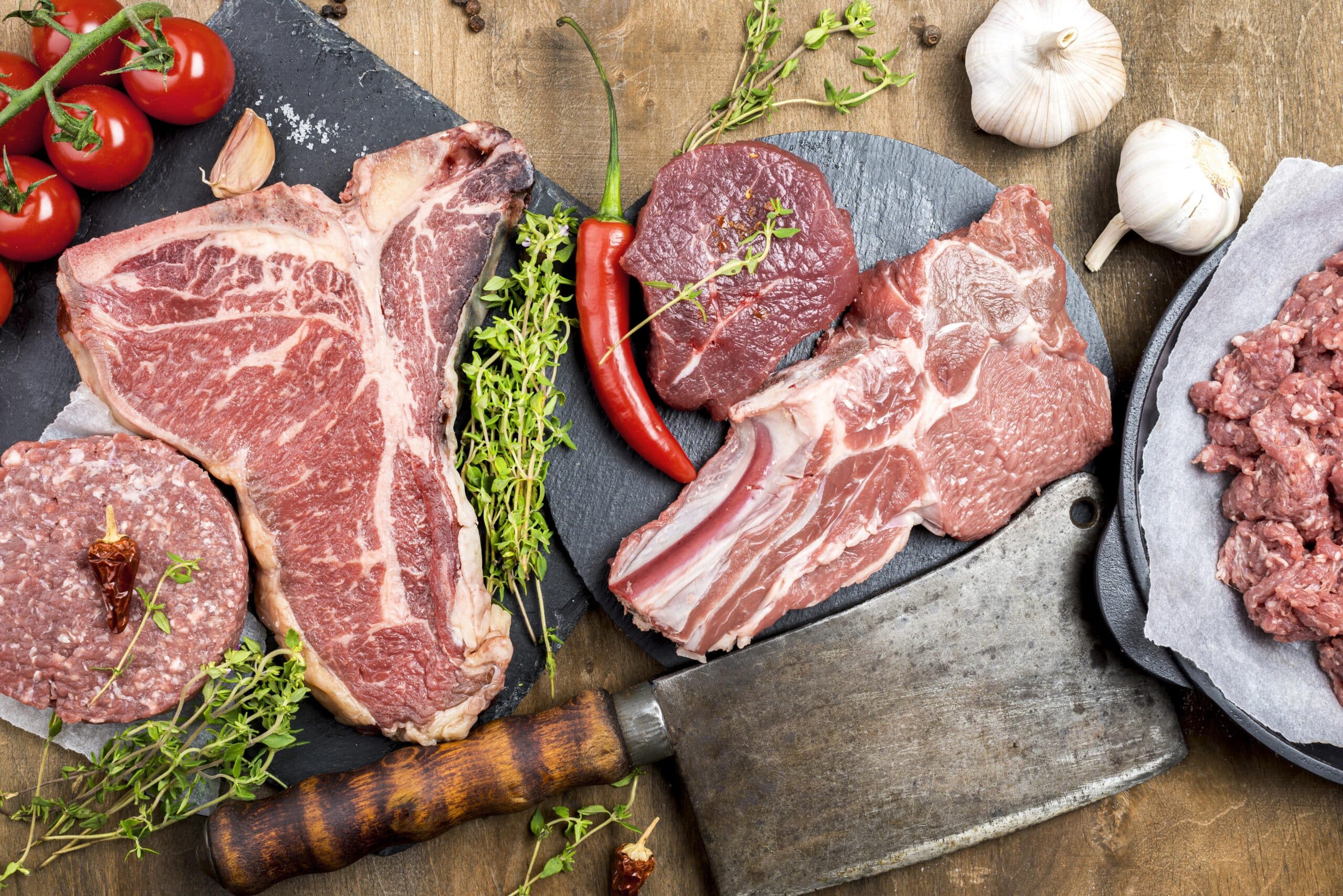 preparar un lote de carne